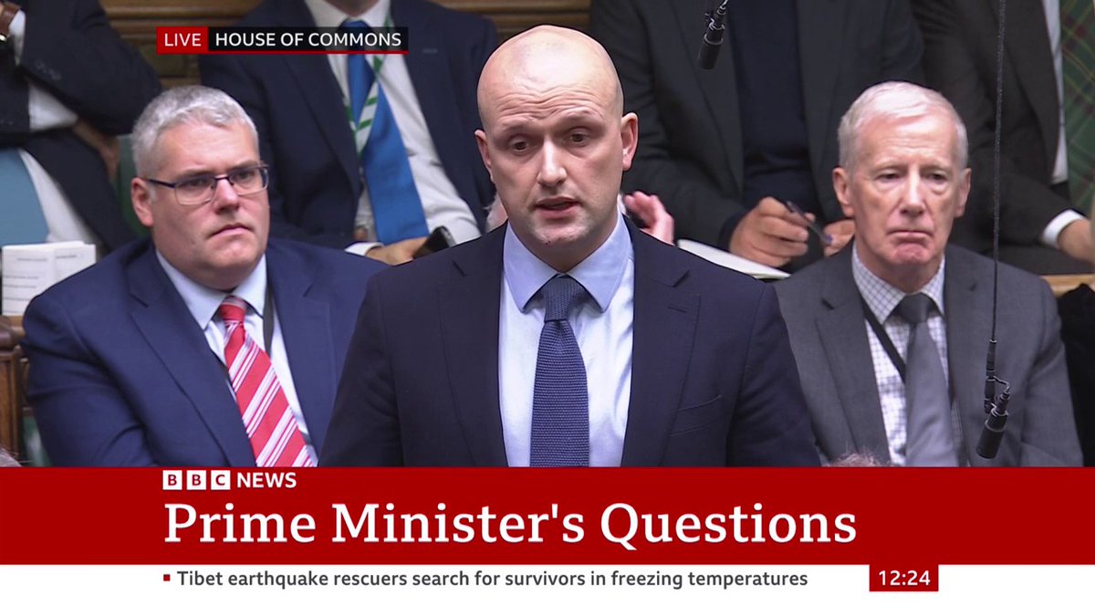 Asked the Prime Minister about the fact it’s baltic and folk can’t afford their energy bills. Not sure he cared much.