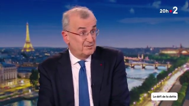 🔴🗣 INFO : le gouverneur de la Banque de France François Villeroy de Galhau ne "prévoit pas" de récession en 2025 : "Le redressement budgétaire ne pénalisera pas la croissance, au contraire. C'est une condition majeure pour faire revenir la confiance." #JT20h