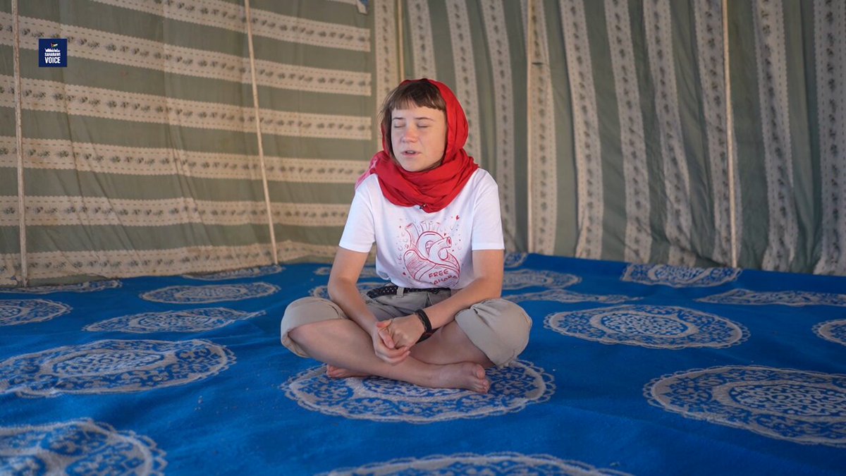 .Greta Thunberg “Liberation means liberation for everyone, including Western Sahara.” Full interview