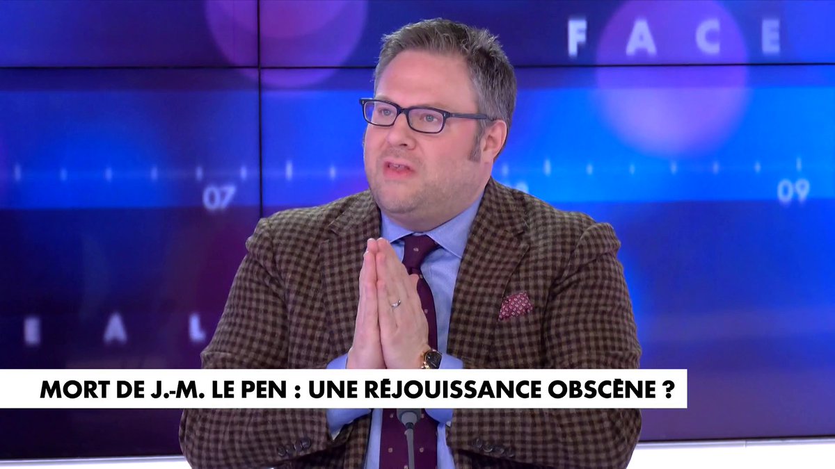 «Mort de J-M Le Pen : une réjouissance obscène ?» : l'édito de Mathieu Bock-Côté (Partie 2) dans #Facealinfo
