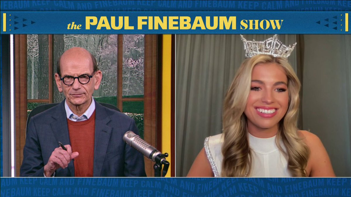 "Win or lose, Auburn people will love Auburn no matter what and that's something I love so much about the university." Miss America Abbie Stockard joins Paul Finebaum to discuss her love for Auburn Tigers 👑