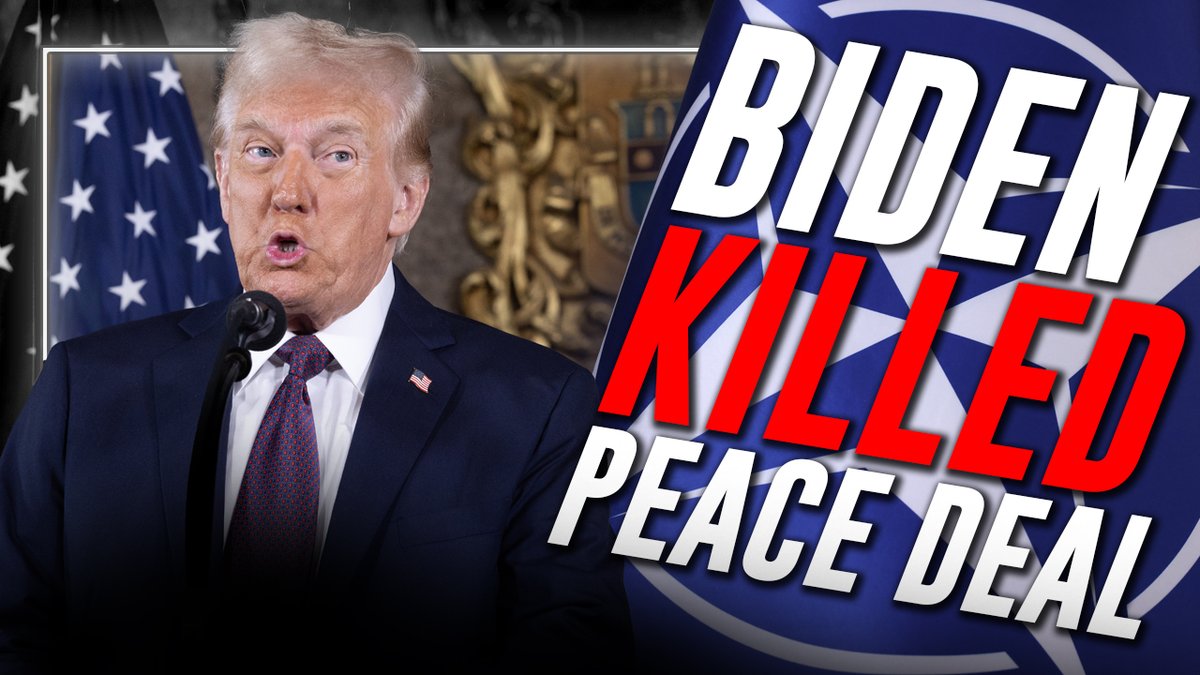VIDEO: Trump Calls Out Biden For Killing Peace Deal In Ukraine Over NATO Membership & Vows To End The Senseless War » WATCH/SHARE THE LIVE X STREAM HERE: