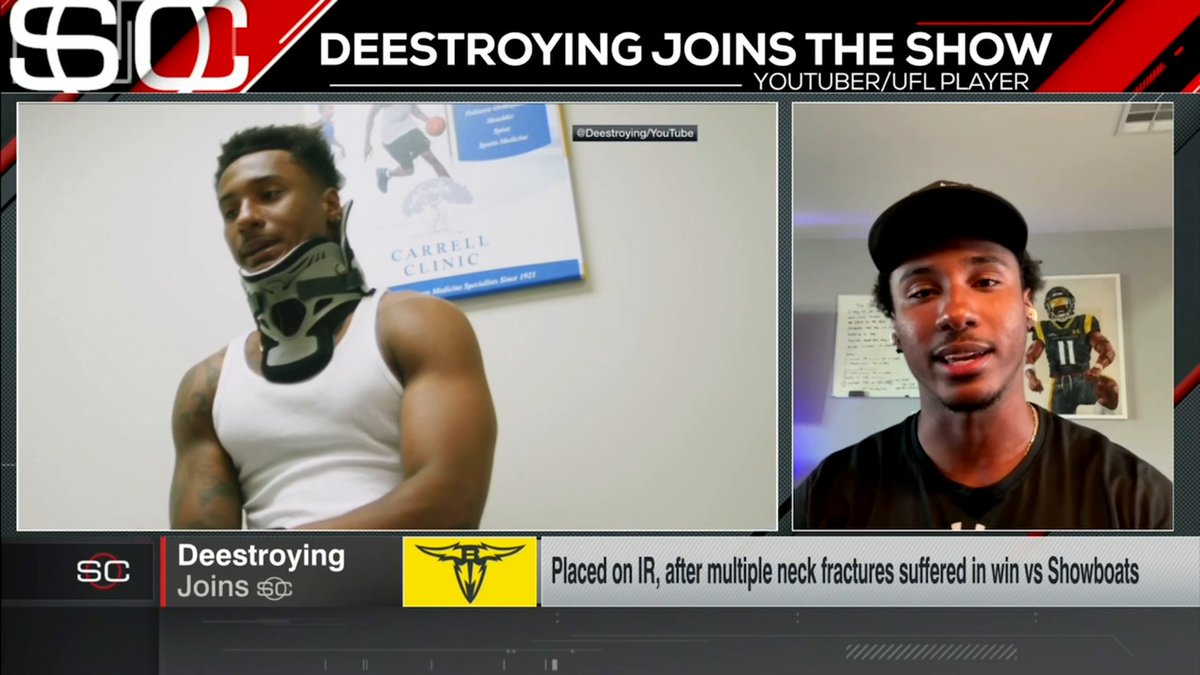 "I learned that I really love the game, and I learned that I'm resilient." 💪 UFL Kicker and YouTuber Dee with christine williamson on recovering from a fractured neck ahead of the upcoming UFL season 💪