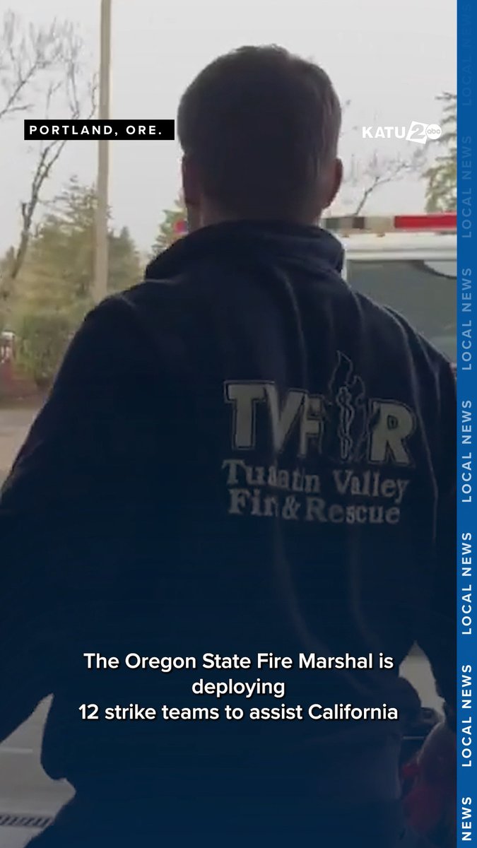 Oregon firefighters are headed to southern California.