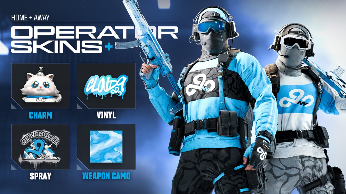 Suit up, dominate the battlefield, and rep C9NY with pride. The ultimate CDL Team Pack is here—featuring exclusive C9NY skins, weapon decal, and more. Stand out in every BO6 match and make your mark today!