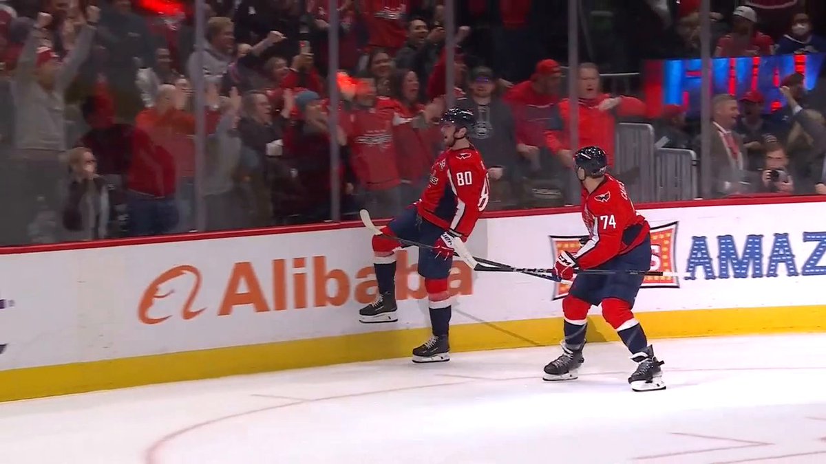 DUBOIS WINS IT! 🦅 He scores both goals for the Washington Capitals in their Energizer overtime victory!