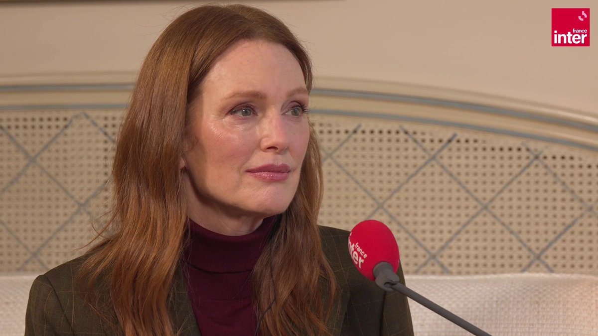 Sur la place des femmes à Hollywood : "On n'en est pas encore là où on voudrait être en termes de changement", explique Julianne Moore. "Mais je peux être en face de vous et dire : j'ai passé 40 ans depuis un moment et ma carrière n'est pas terminée." #le710inter