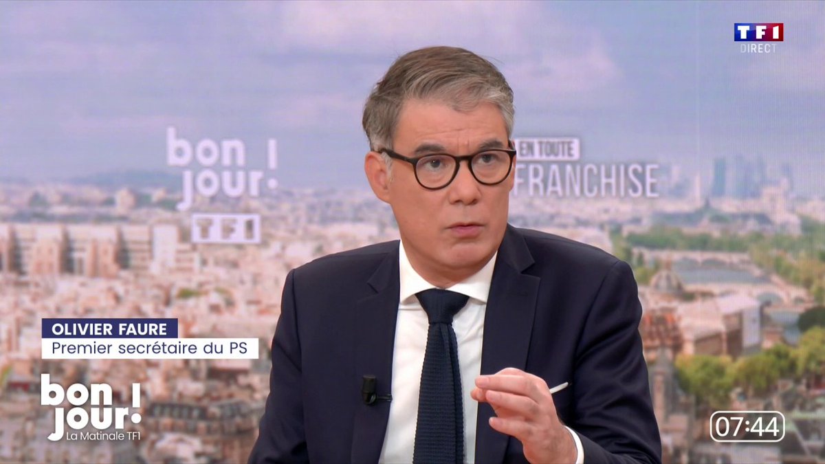 Relations PS-LFI : "Ce n'est pas moi qui rompt, c'est Jean-Luc Mélenchon par son intransigeance, par son obsession présidentielle (...) Est-ce que Jean-Luc Mélenchon est persuadé que c'est lui qui l'emportera ?", Olivier Faure dans #BonjourLaMatinaleTF1