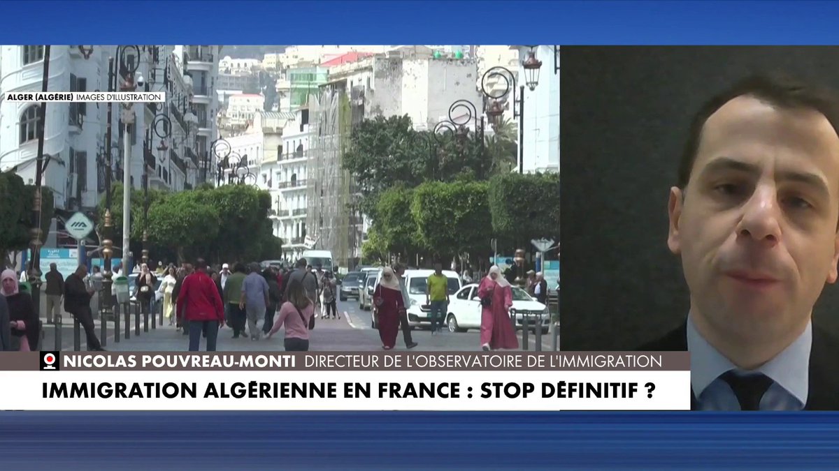 Nicolas Pouvreau-Monti : «Il y a en France environ 900.000 immigrés algériens» dans #LaMatinale