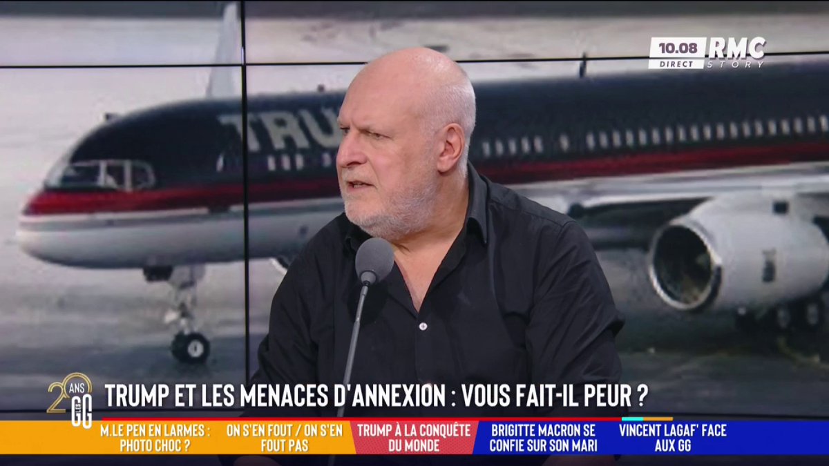 🇺🇸 Donald Trump veut redessiner la carte du monde 🗣️ etienne liebig : "Les gens qui se disent "patriotes" sont tous très contents que la France risque de se faire écrabouiller... On est en train de soutenir des gens dont le seul but est de nous faire disparaître !" #GGRMC