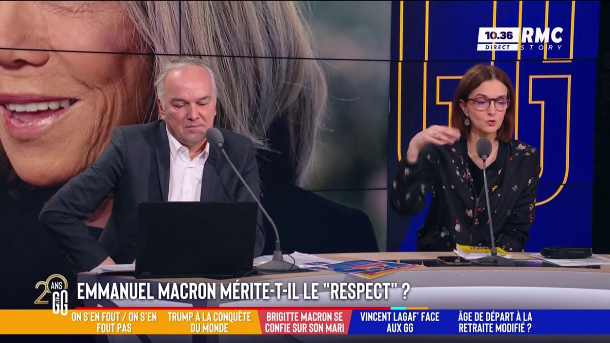 🏛️ Pour Brigitte Macron, son mari mérite le « respect » : est-on trop dur avec Emmanuel Macron ? 🗣️ Barbara Lefebvre : "T'aurais vu la femme de Charles de Gaulle venir dire : "Mon mari Charles est meurtri des horreurs qui sont dites par les étudiants" ?" #GGRMC