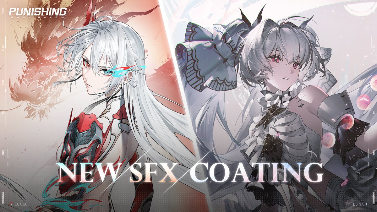 [New Coating PV | Lucia: Crimson Weave &amp; Luna: Oblivion] Dragons soar as tigers strike, under the moonlit sky. #punishinggrayraven #PGR