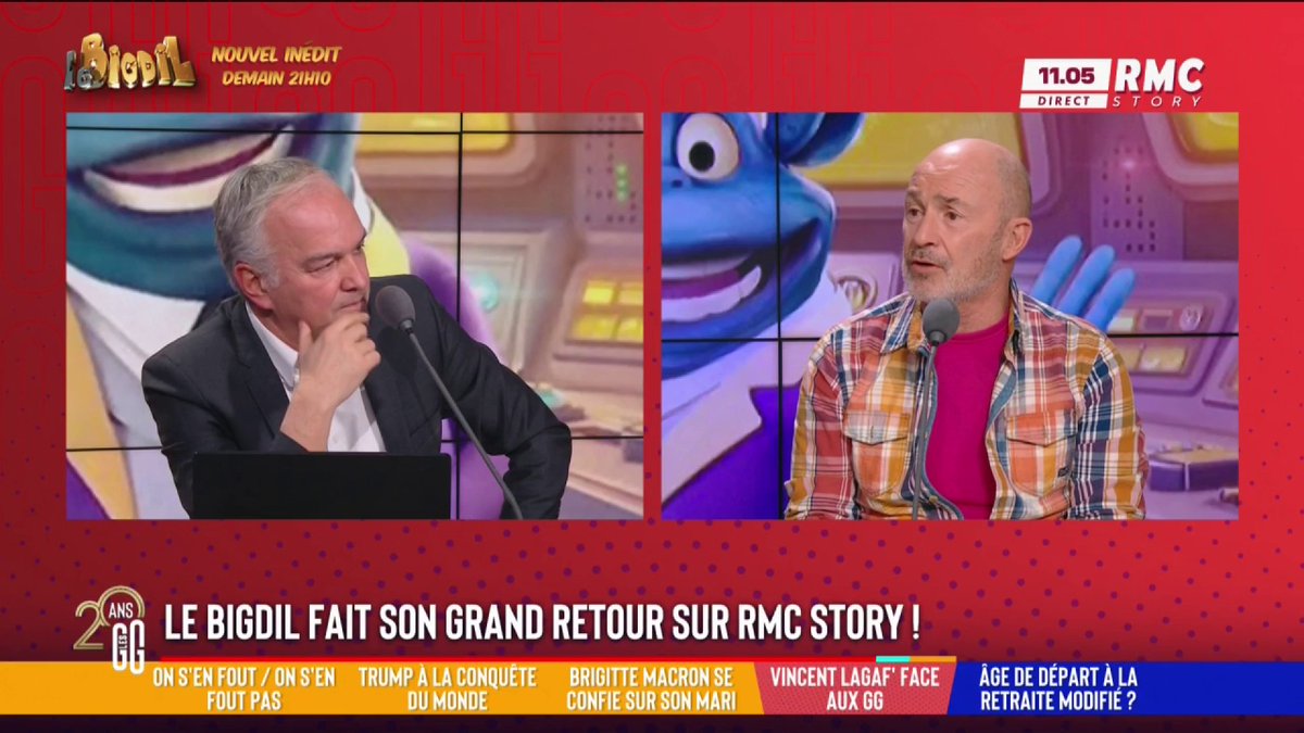 🎙️ Vincent Lagaf, présentateur du #Bigdil sur RMC Story : "Ce succès montre que les gens ont besoin de divertissement, de légèreté ! Ce que je retiens, ce sont les gens de 40 ans qui arrivent avec des enfants et qui disent qu'ils sont contents de les voir rire !" #GGRMC
