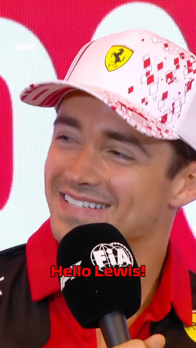 How we imagine Charles Leclerc greeting his new colleague when they get back to Scuderia Ferrari HP HQ 👋 #F1