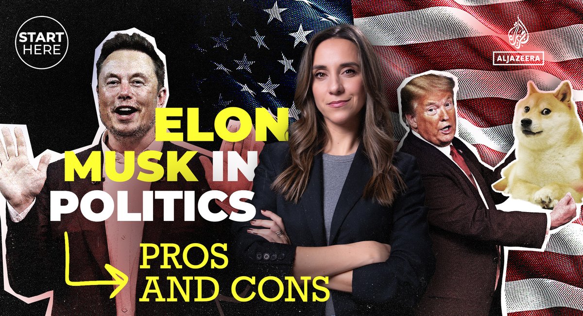 What should we make of Elon Musk’s new political power? #AJStartHere with Sandra Gathmann weighs up the pros and cons. Watch the full episode ➡️