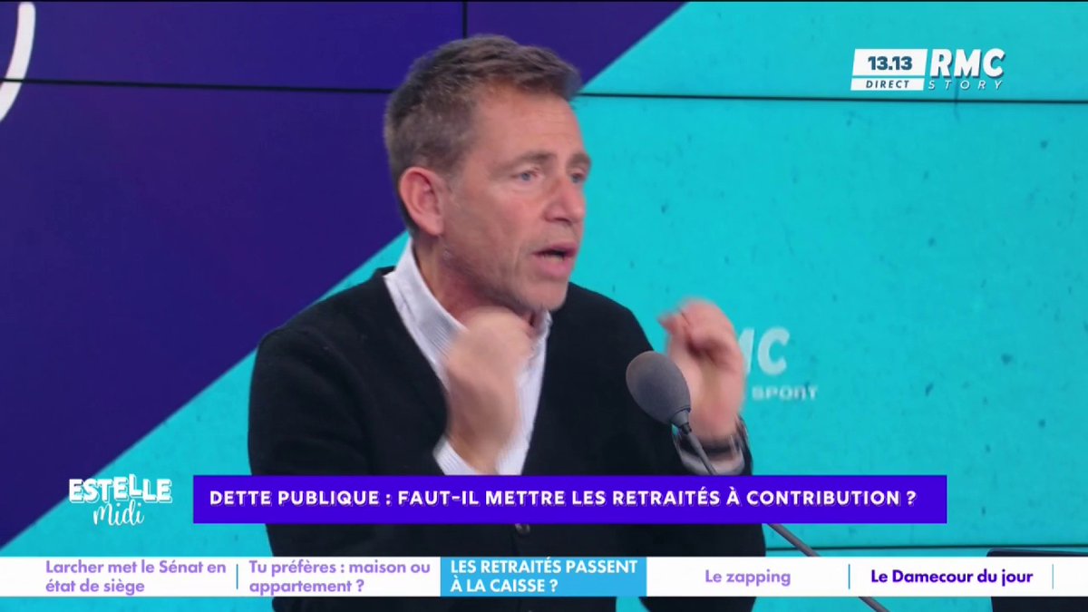 💶 Dette publique : faut-il mettre les retraités à contribution ? 🎙️ Daniel Riolo : "C'est l'esprit général qui me gêne... Quoi qu'il en soit, dans ce pays, ce n'est que la recherche de la taxe ! Plutôt que de taper dans les dépenses..." #EstelleMidi