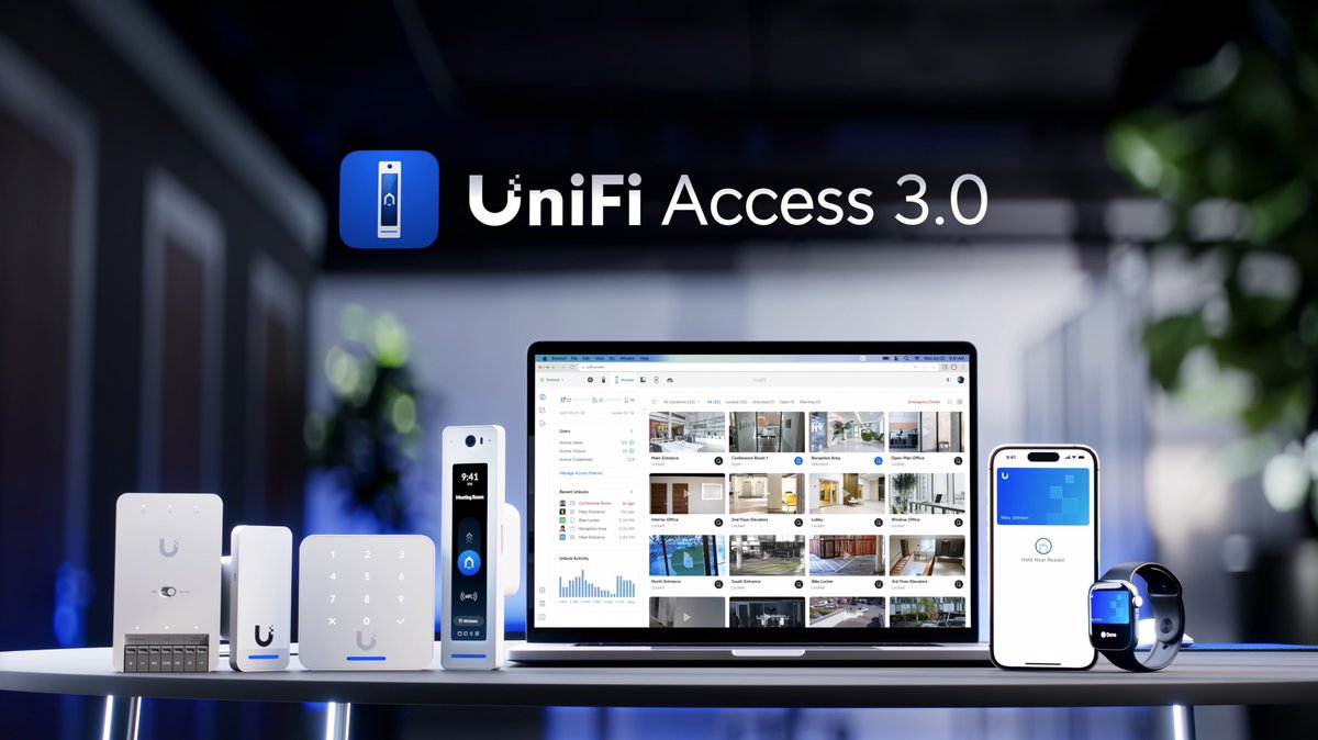 Introducing UniFi Access 3.0 and a New Series of G3 Readers Unlock doors with a tap of your iPhone or Apple Watch. Learn more: