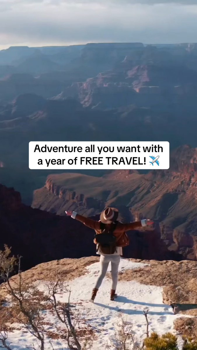 Your year could look like this... 🏔️📸🌴🥾😁 Enter for your chance to win a year of FREE FLIGHTS ➡️ *Terms and conditions apply.