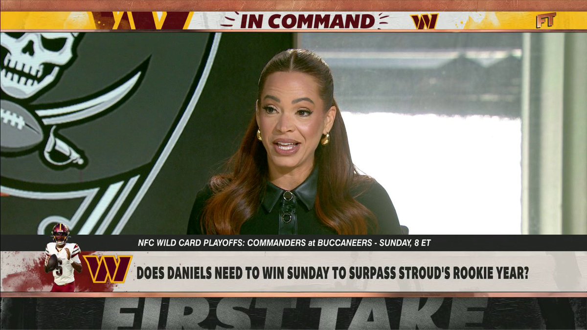 .@elleduncanESPN believes Jayden Daniels has already surpassed C.J. Stroud's rookie campaign. Do you agree? 🤔