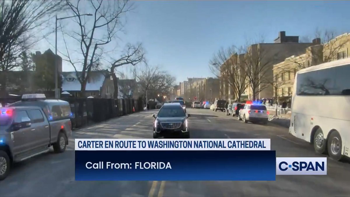 A member of President Jimmy Carter's family calls into C-SPAN during State Funeral coverage: "This chapter is closed, but those of us who call him our family, our cousin, are so grateful for the example that he walked the walk and talked the talk."