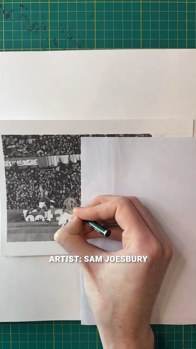 Hand drawing iconic moments in club history 🤩 True works of art 🖼️ ✍️: Sam Joesbury art