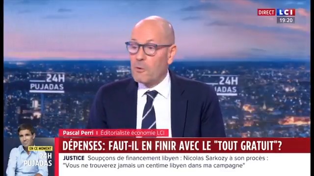 ▶️#France - Faut-il sortir du mirage de la gratuité ? : “Ce que je reproche à la classe politique, c’est d’avoir fait la promotion du gratuit.” PERRI #24hPujadas #LCI #La26 ⤵️