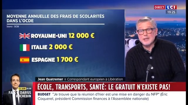 ▶️#France - Faut-il sortir du mirage de la gratuité ? : “La France diplôme chaque année quasiment autant de sociologues que le reste de la planète.” Jean Quatremer #24hPujadas #LCI #La26 ⤵️