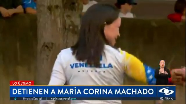 #ATENCIÓN | Medios internacionales confirman la detención de María Corina Machado, líder opositora venezolana. Le contamos los detalles. Más en