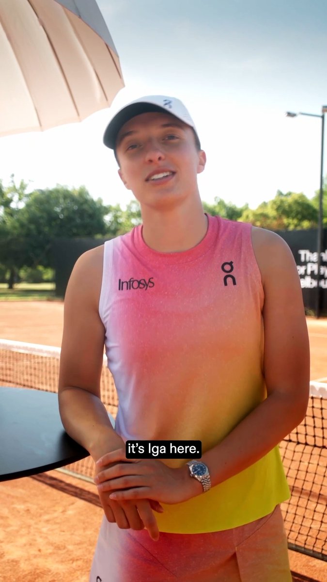 Iga Świątek with a special message to her fans ✨ #DreamOn #AustralianOpen