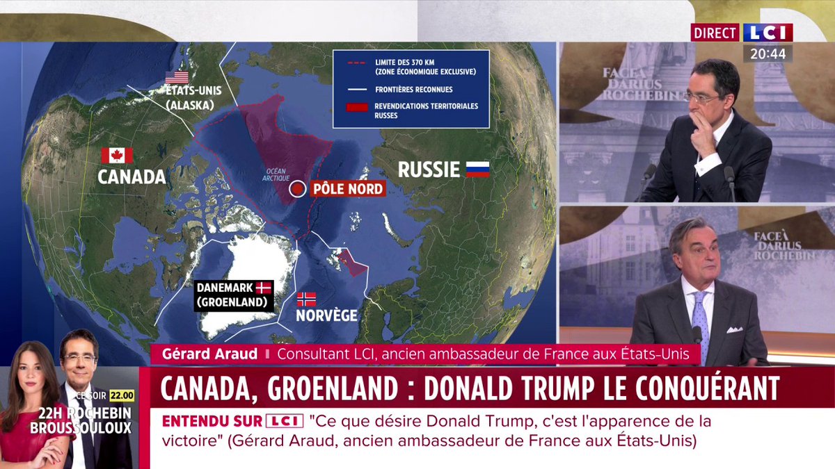 🗣️ "Nous avons confié notre sécurité aux États-Unis, mais les États-Unis nous ont procuré pendant 77 ans la paix, la sécurité et la liberté, ce n'était pas un mauvais deal à l'origine" déclare Gérard Araud ▶️ Darius Rochebin