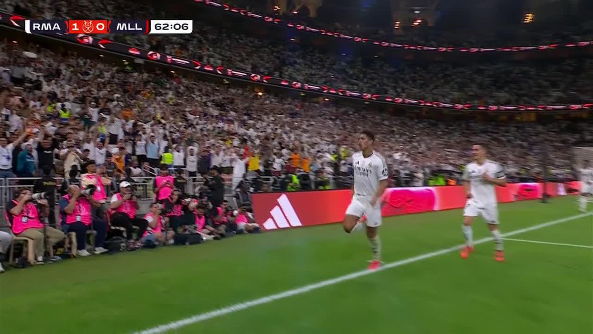 BELLINGHAM SCORES FOR MADRID AFTER A CHAOTIC SEQUENCE ‼️