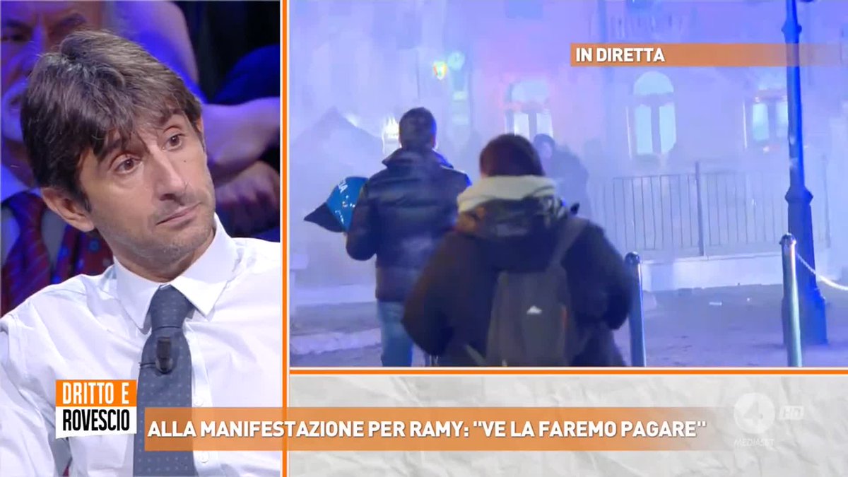 #DrittoeRovescio stiamo commentando con i nostri ospiti le immagini in diretta della manifestazione in corso a Torino Fateci sapere la vostra!