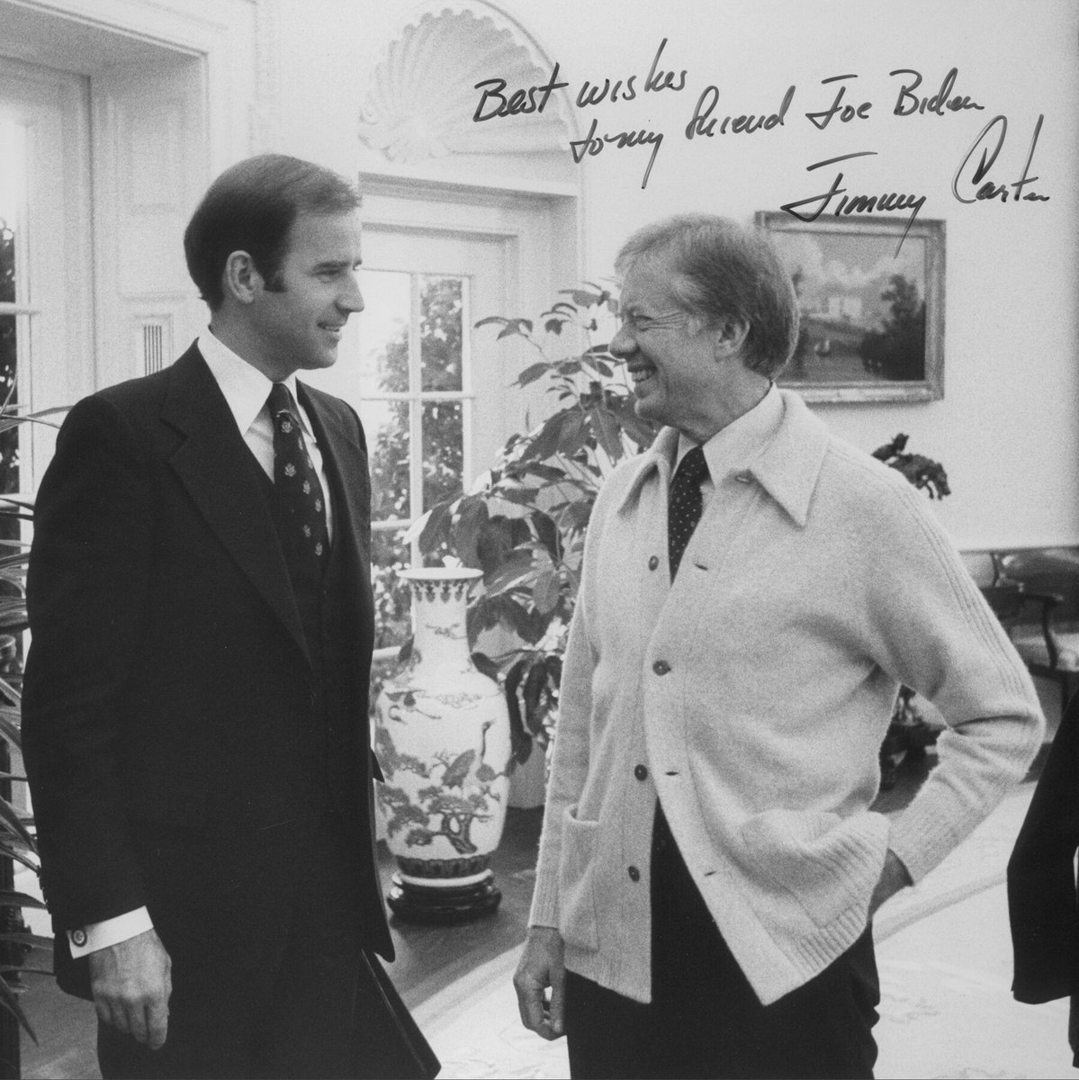 “Through it all, he showed us how character and faith start with ourselves and then flow to others.” President Biden describing President Carter’s life well lived 💙