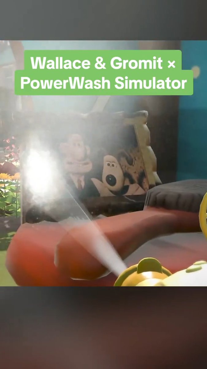 PowerWash Simulator is getting Wallace &amp; Gromit DLC!!
