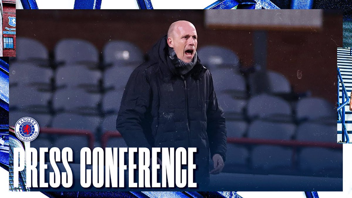 🎙️ Press Conference |.Philippe Clement spoke to the media after tonight’s match against Dundee.