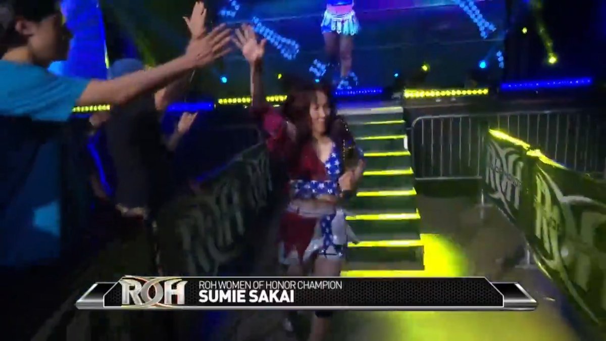Your classic match of the night sees ✌️Sumie Sakai✌️ (c) vs. 葉月/HAZUKI for the Women of Honor Championship from June 30th 2018! Watch this match in full at