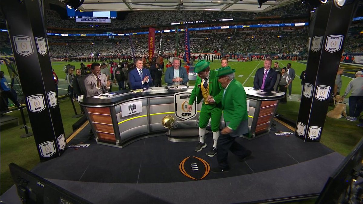 Coach Corso is picking the Irish to defeat Penn State! ☘️