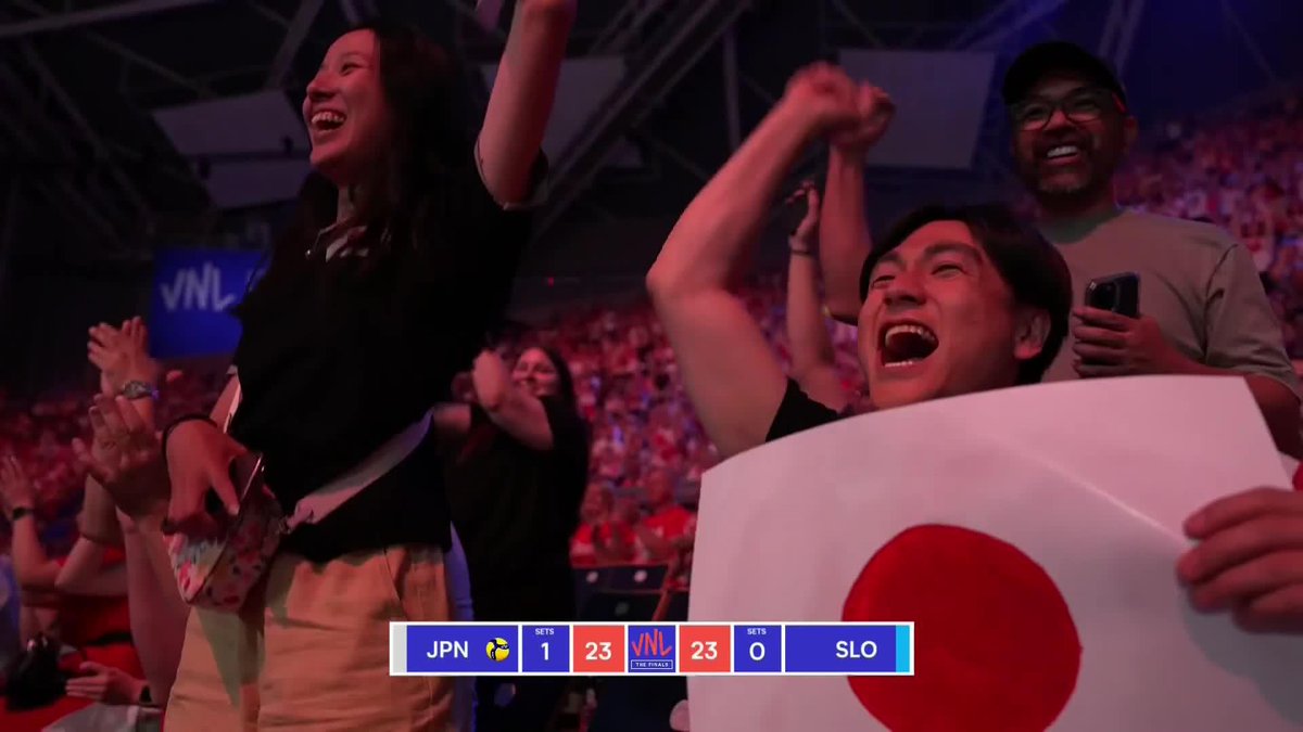 Wow! 😱 Japan 🇯🇵 🆚 🇸🇮 Slovenia 🎟️ Get your #VNL2025 tickets: 🏐 #BePartOfTheGame #Volleyball