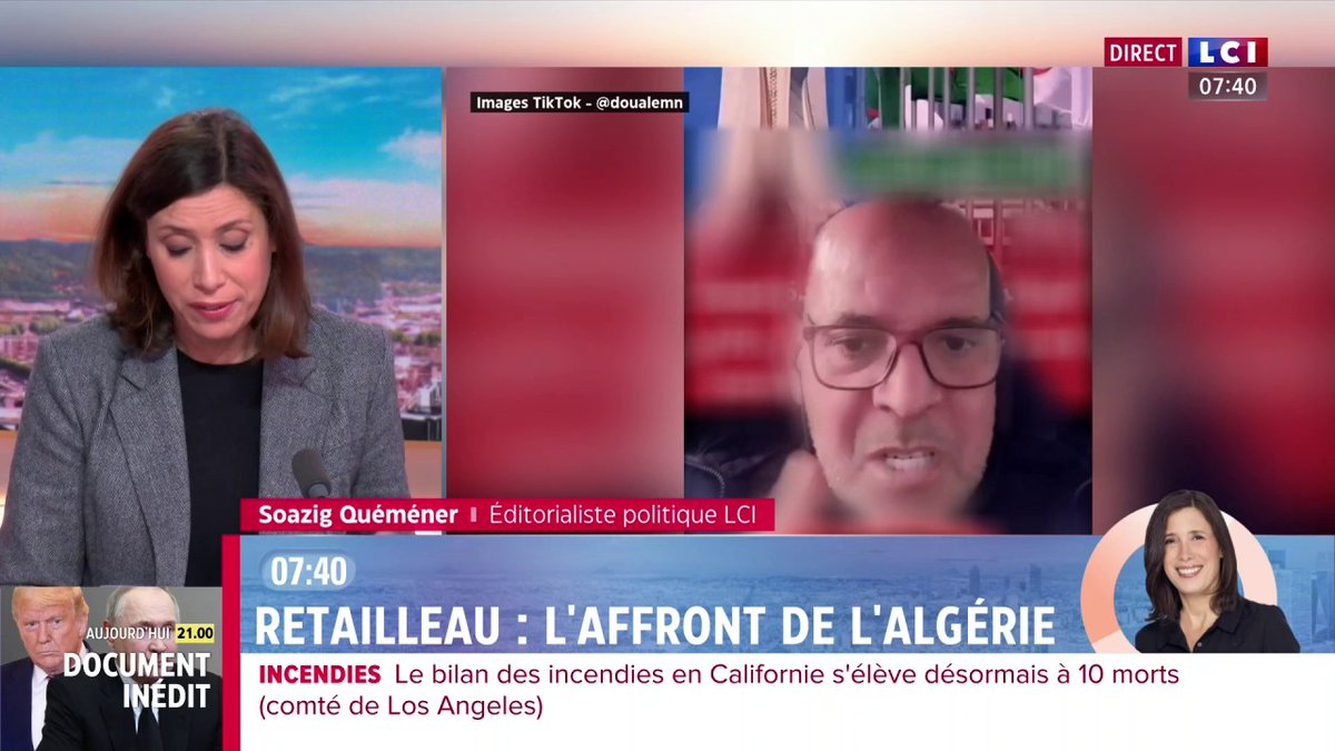 🔴 Bruno Retailleau : l'affront de l'Algérie 👉 "Le ministre de l'Intérieur pensait faire un exemple avec l'influenceur Doualemn, expulsé hier après-midi. L'Algérie l'a renvoyé en France. Le bras de fer ne fait que commencer." 🎥 Les coulisses du pouvoir de Soazig Quéméner
