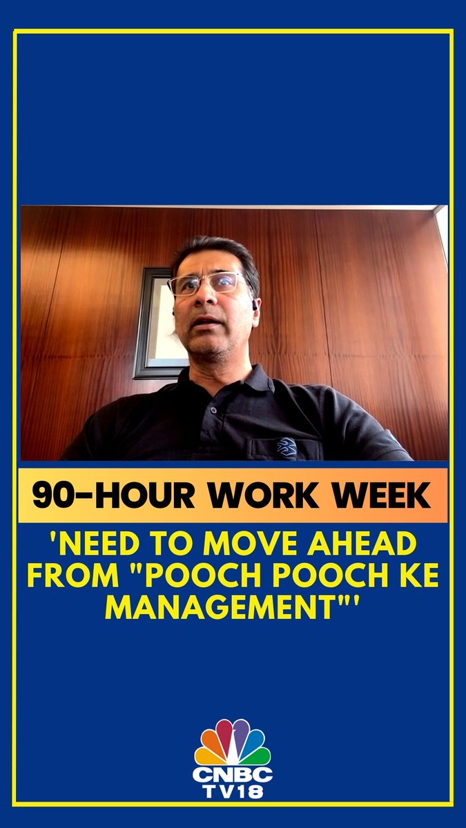 'Companies must move away from regressive policies like a fixed number of working hours', says Bajaj Auto Ltd MD Rajiv Bajaj as he weighs in on the 90-hour work week debate. #Watch #90hourworkweek #90hours #70hourworkweek #larsenandtoubro #rajivbajaj #bajajauto #narayanamurthy #cnbctv18digital