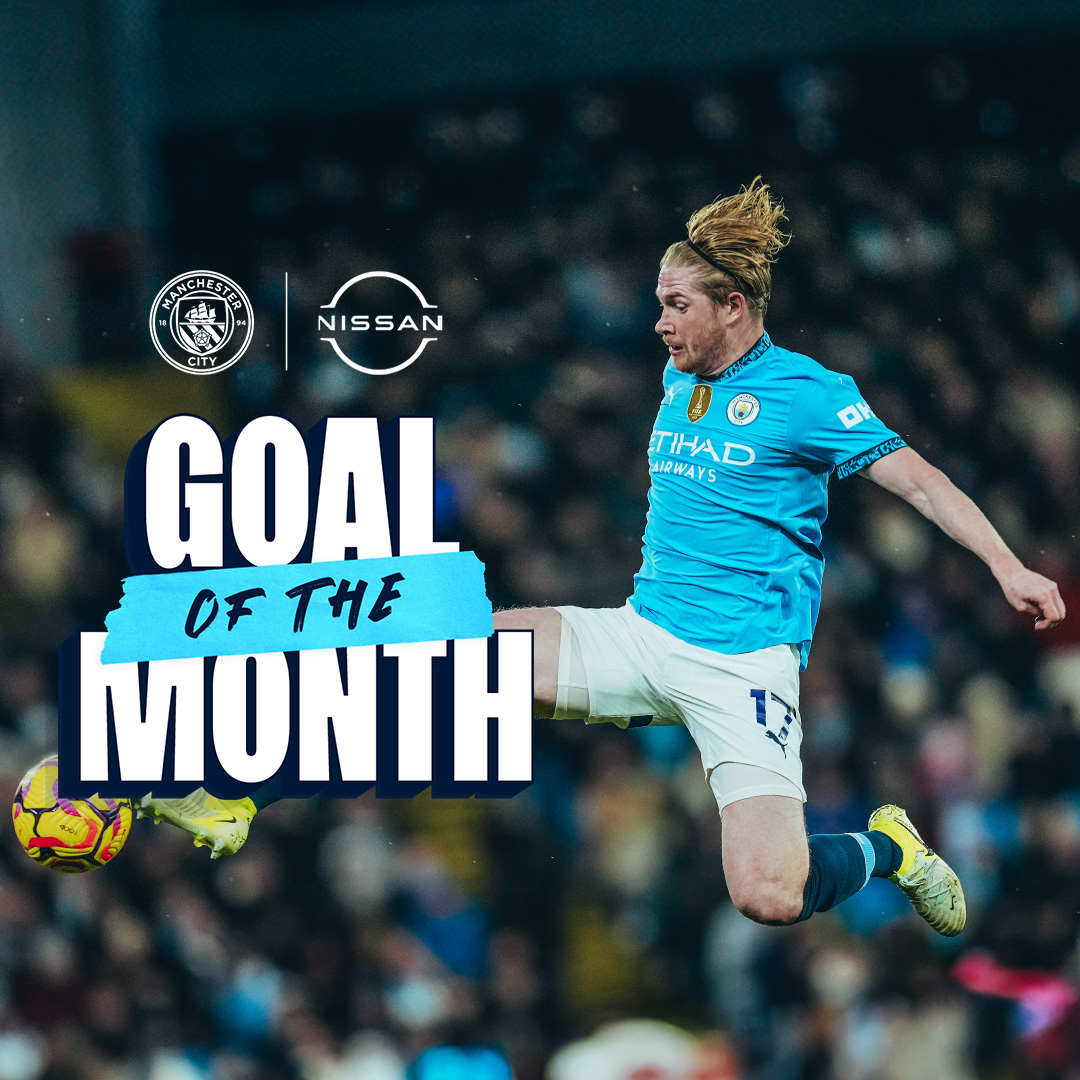 👑 Kevin De Bruyne's strike against Forest wins our December NissanUK Goal of the Month! 🙌 Win a signed football 👇