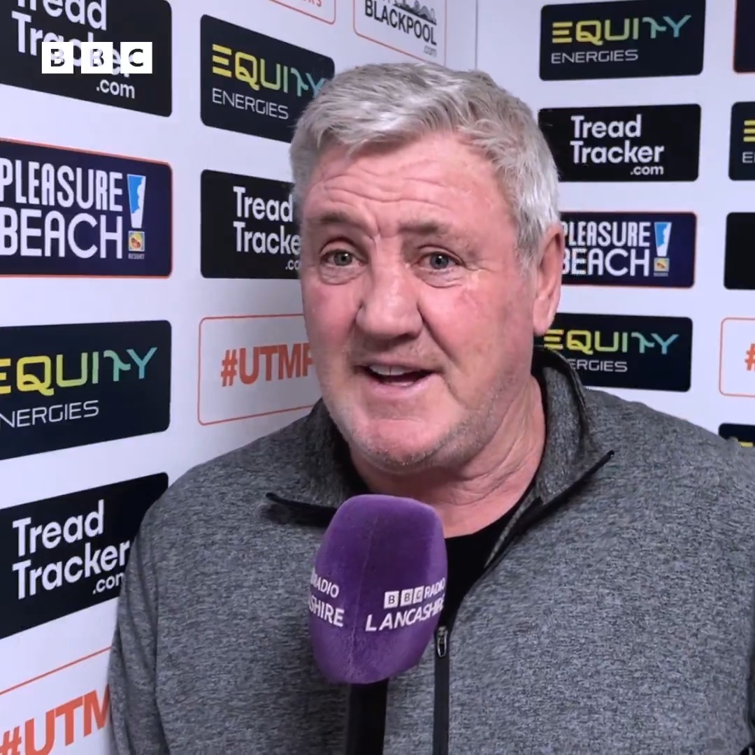 🟠 "I had dinner with the owner last week and he never mentioned anything [about any talk of a potential takeover]. All he was interested in was how we can improve the squad. He was as enthusiastic as the first day I met him." #Blackpool head coach Steve Bruce #bbcfootball