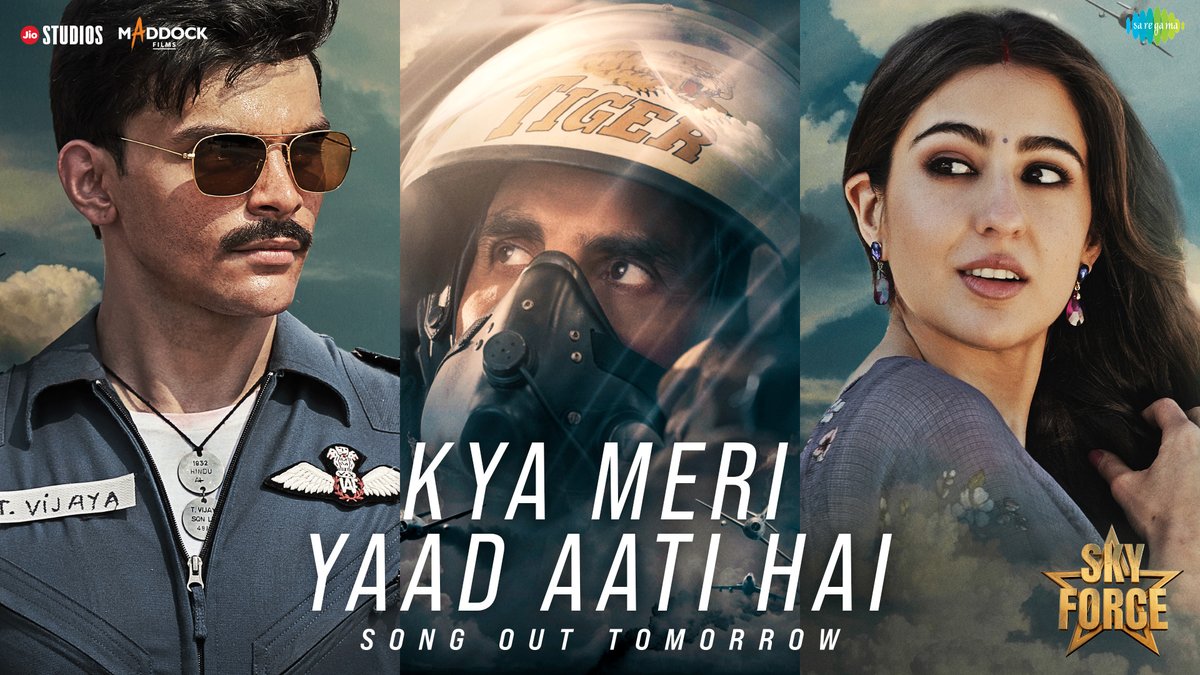Remembering the brave…their legacy lives on through memories 💔 #KyaMeriYaadAatiHai Song out tomorrow. #SkyForce releasing in cinemas this Republic Week, on 24th January 2025.
