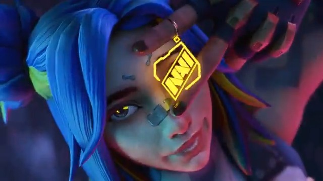 NAVI colours hit different 🟡