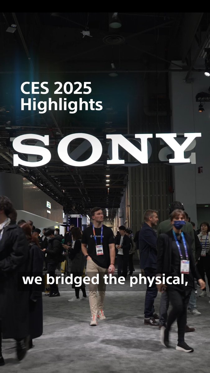 That’s a wrap from Sony at CES 2025! Experience all our booth had to offer — from sharing our latest technologies to supporting creator visions around the world. #SonyCES