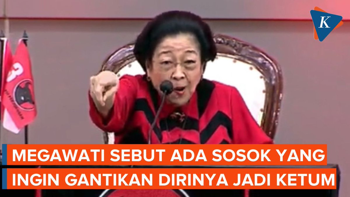 Singgung Ada Sosok yang Menggantikan Dirinya, Megawati: Gile! < #HUTPDIP #PDIP #Megawati