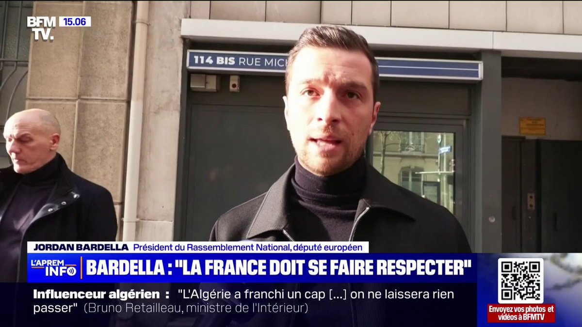 Ça fait des années que l’Algérie ne respecte pas la France et que la France échoue à faire respecter ses intérêts. Je plaide pour un bras de fer avec l’Algérie, avec une suspension des visas, de l’aide au développement et des fonds privés vers ce pays.