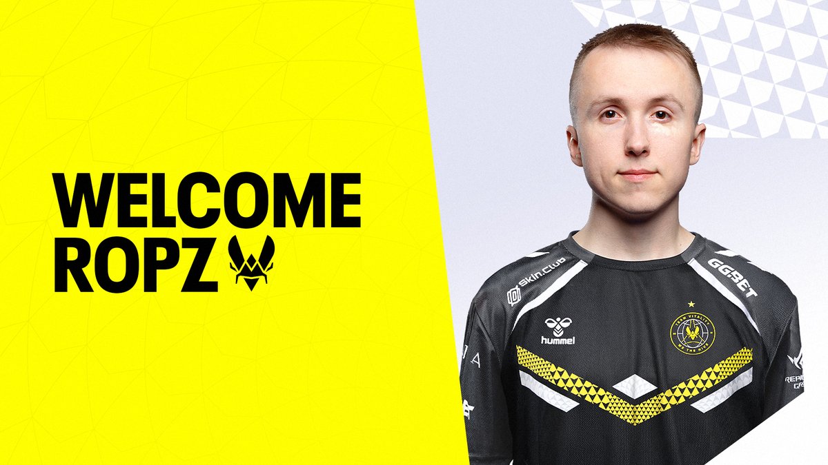 We just signed Counter-Strike Welcome ropz