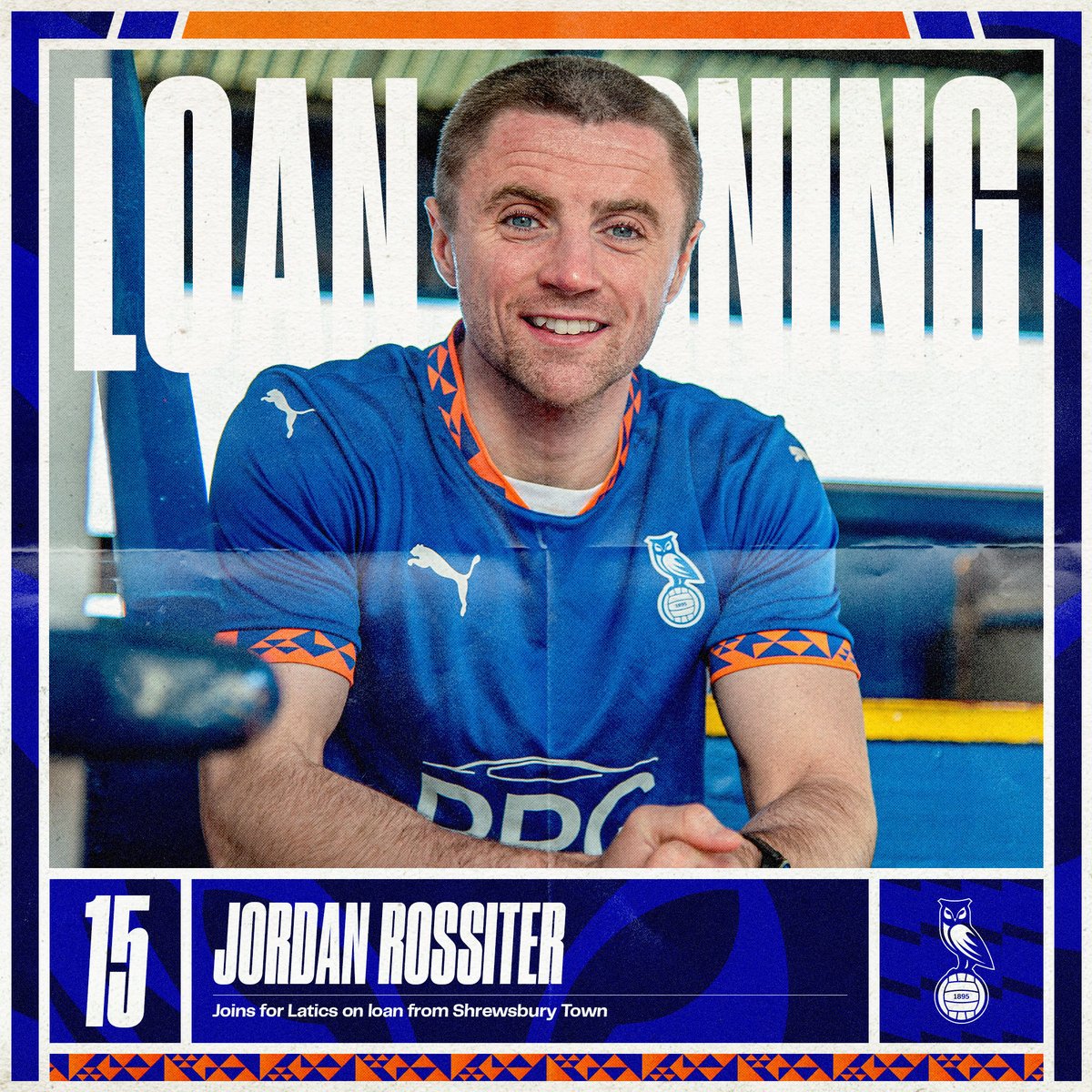 👋 Jordan arrives until the end of the season! #oafc