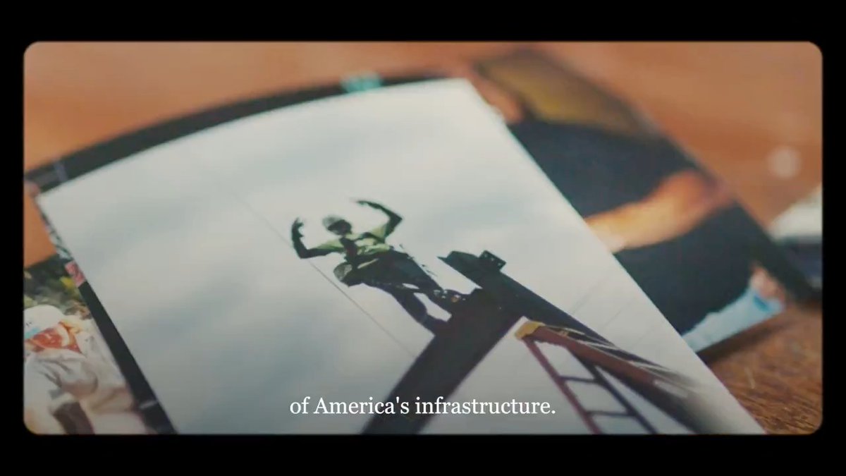 Record job growth. The leadership of President Biden and Vice President Harris is rebuilding America’s infrastructure with American-made materials and American workers.